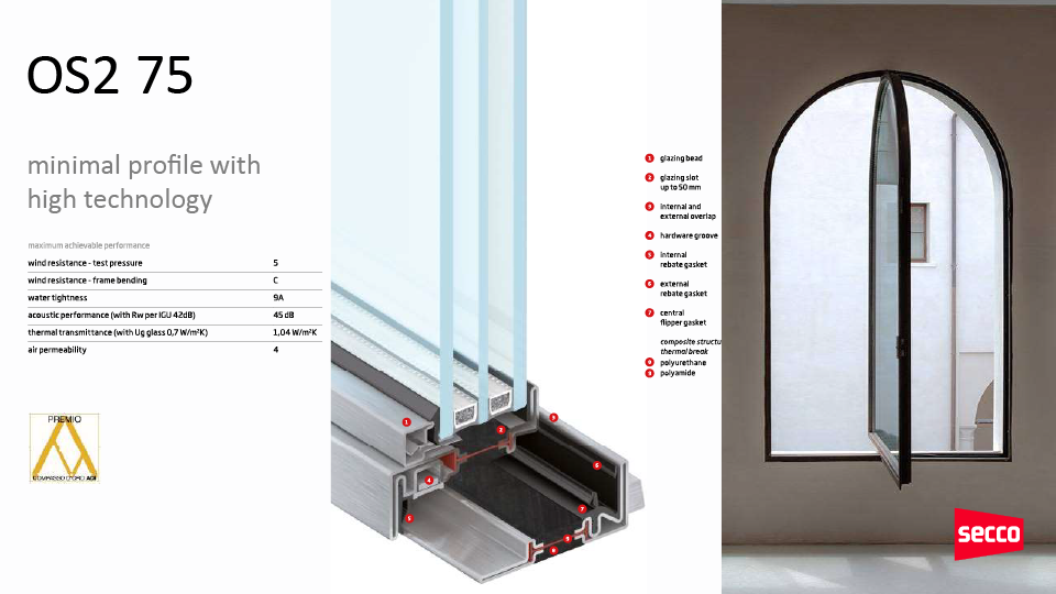 Insulated frames makes a huge difference in windows for high end home