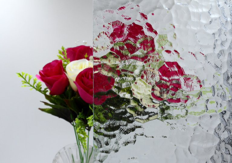 silver ripple glass example